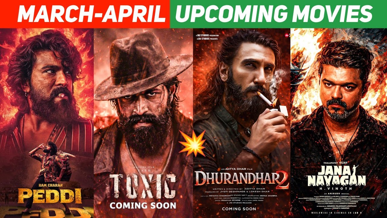 Top 10 Upcoming BIGGEST Movies Release March To April 2026 Hindi | Dhurandhar 2 | Toxic