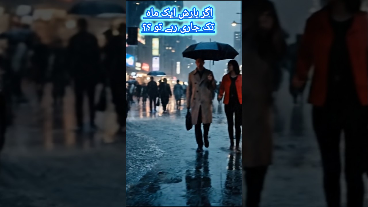&ldquo;What If Rain Never Stopped for 10 Days? (Aftermath After One Month)&rdquo;
