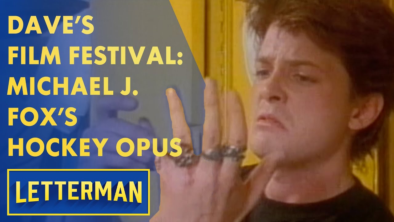 Michael J. Fox's Epic Hockey Brawl Symphony | Letterman