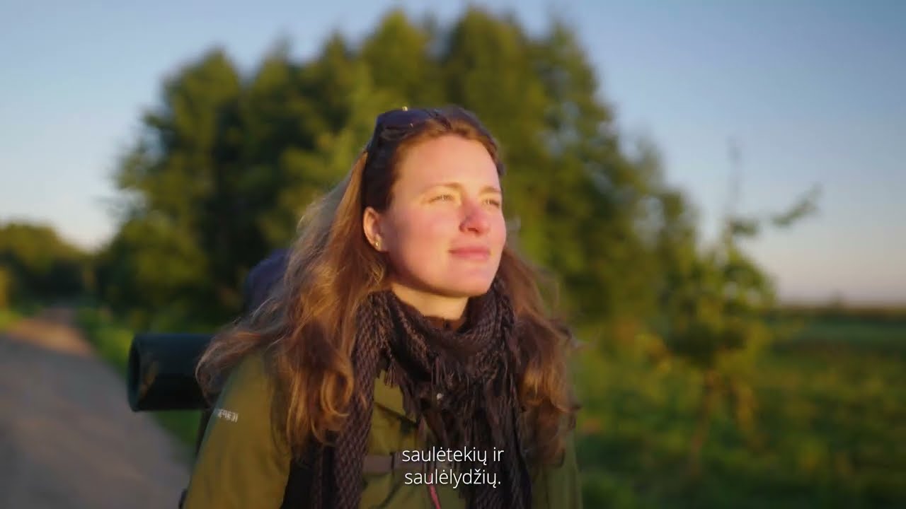 Baltic Coastal Hiking trail E9 in Lithuania (