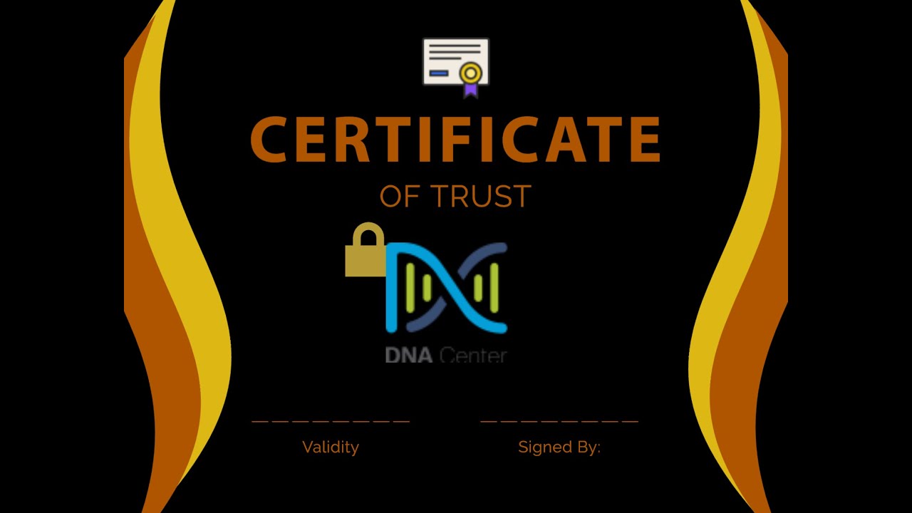 DNAC - Certificate Install Simplified