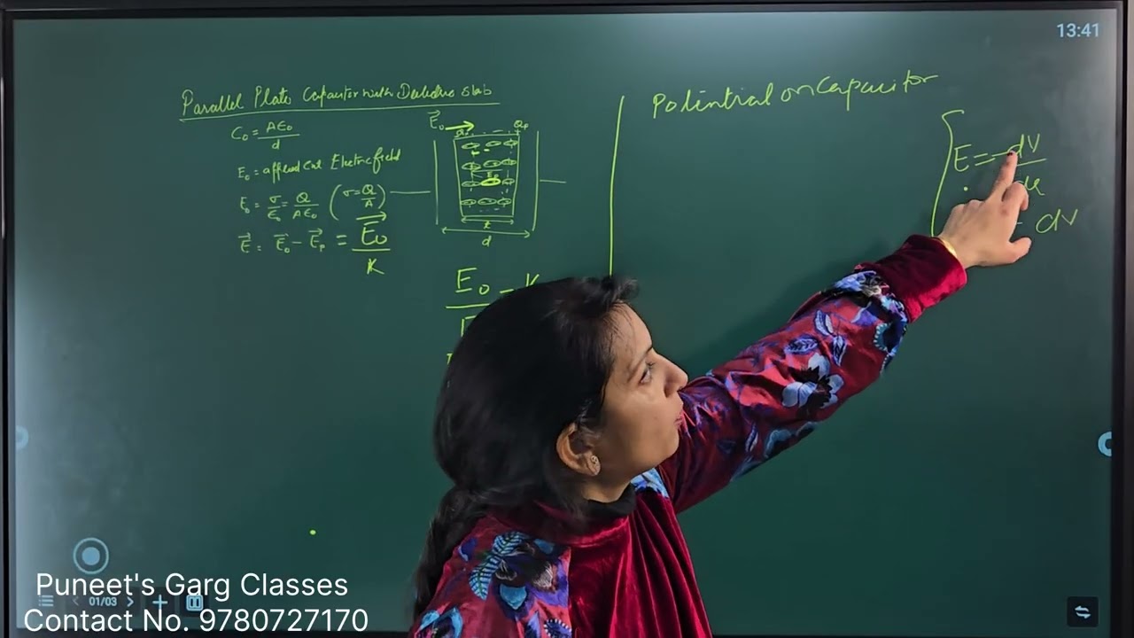 Electrostatics ( Part 15, Capacitor with dielectric slab and conducting slab)