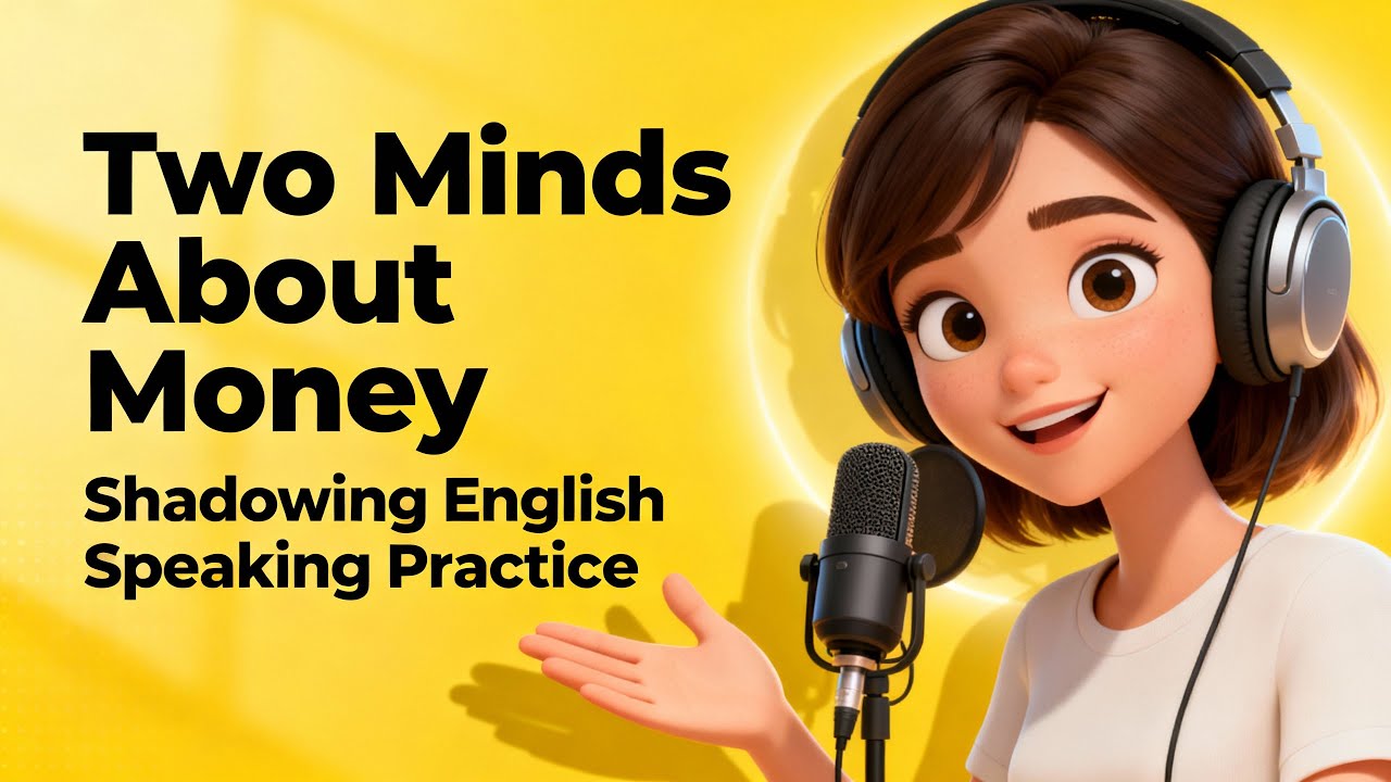 Two Minds About Money 🔥 | Shadowing English Speaking Practice