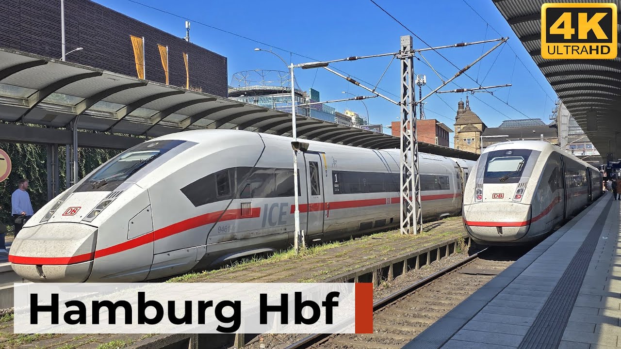 Hamburg Hbf 04.04.2025 - ICE, FlixTrain, ME, EC & Regiozüge im dichten Taktverkehr