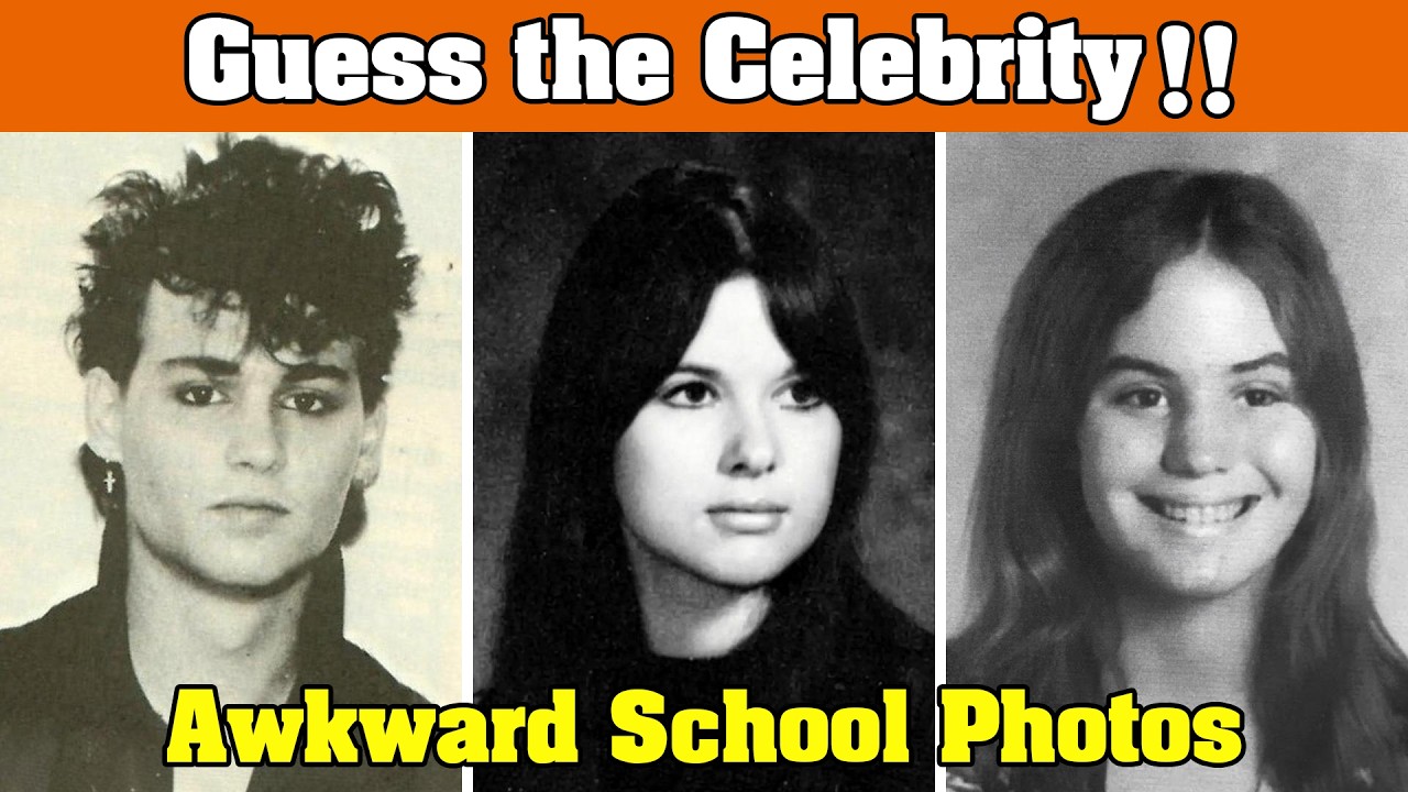 Real School Photos of Celebrities | Can You Guess Every Celebrity?! Teenhood, Youth & Now