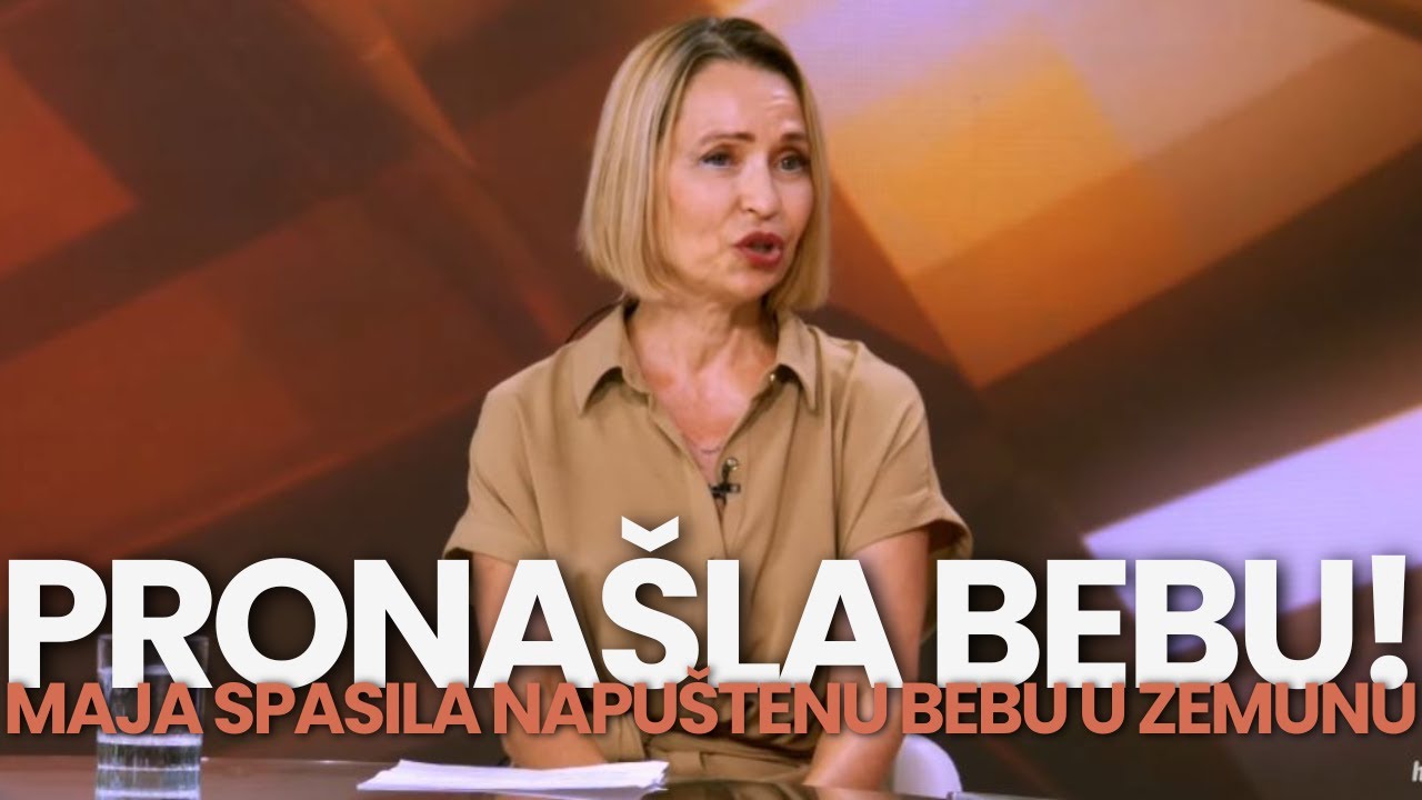 VELIKA EKSKLUZIVA - Maja Miladinovic, heroina koja je pronasla i spasila napustenu bebu u Zemunu!
