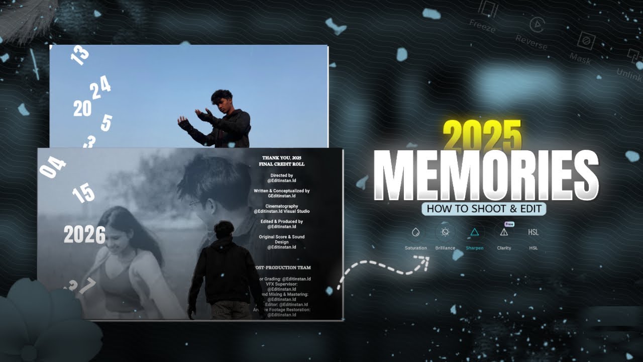 Trending 2025 Recap Memories Flashback Video Editing | Happy New year Reels Edit | In CapCut
