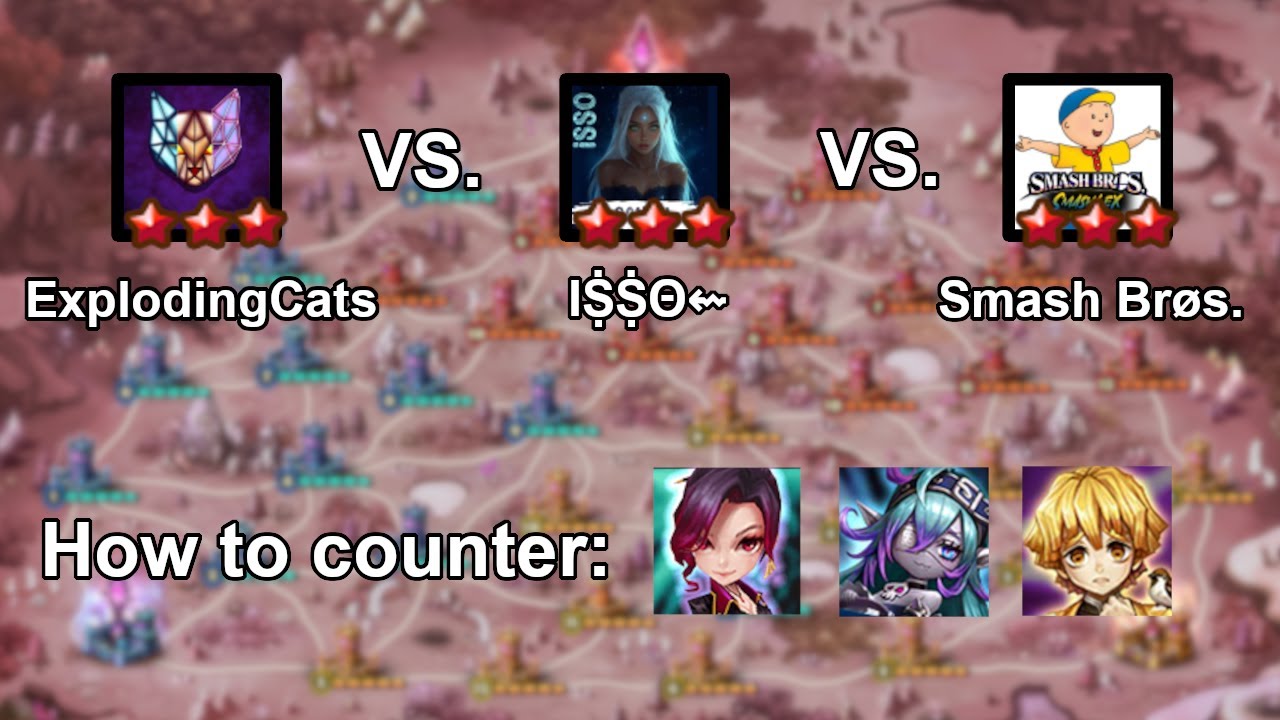 G3 Siege | ExplodingCats vs. IṨṨΘ⇜ vs. Smash Brøs. | Summoners War