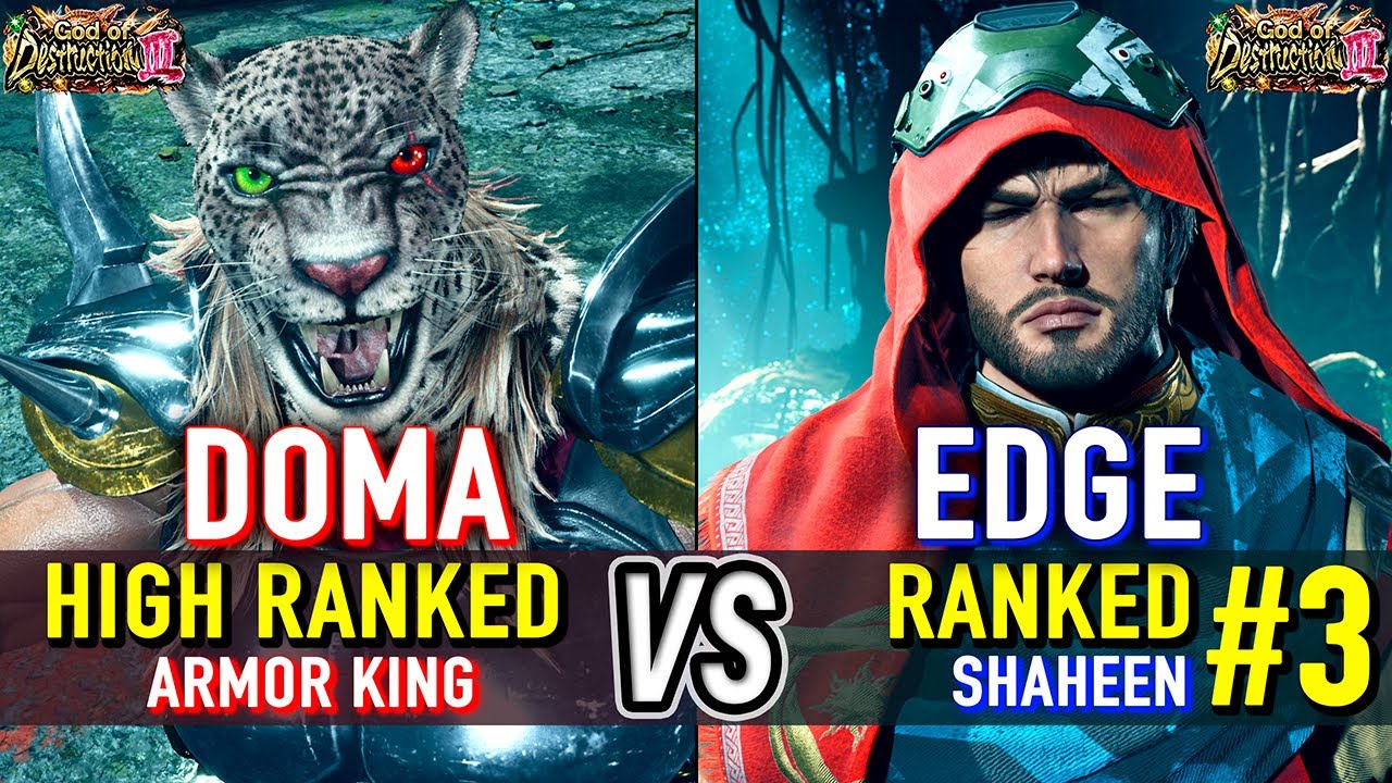 T8 🔥 DOMA (Armor King) vs EDGE (#3 Ranked Shaheen) 🔥 Tekken 8 High Level Gameplay
