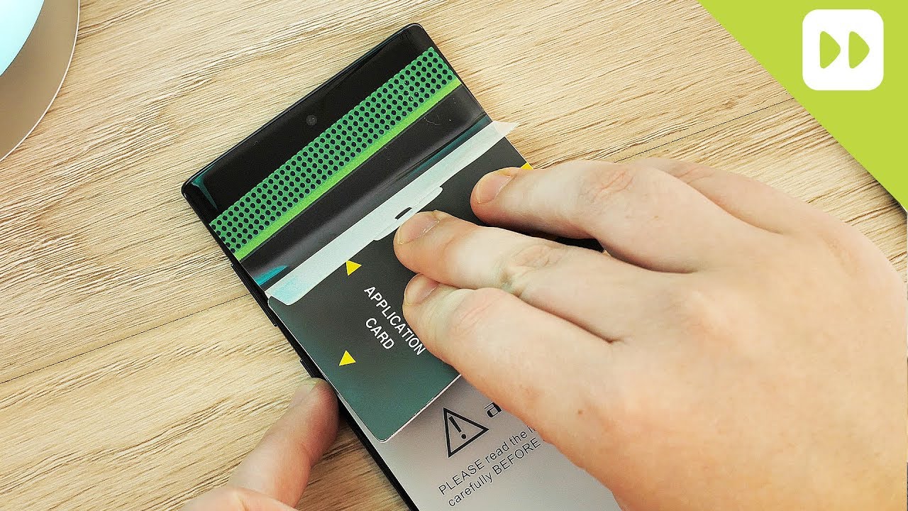 Olixar Samsung Galaxy Note 10 2-in-1 Film Screen Protector Installation Guide