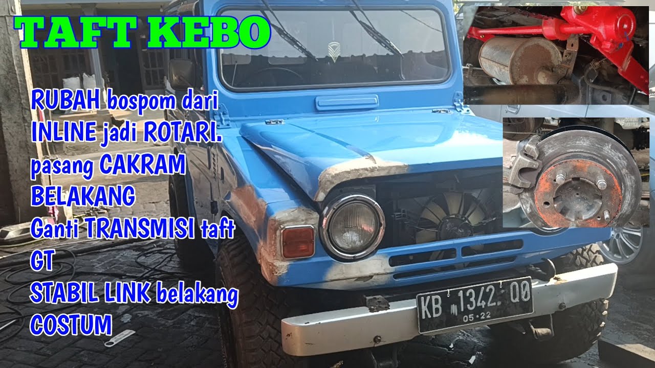 TAFT KEBO||modifikasi injection pump  dan restorasi.