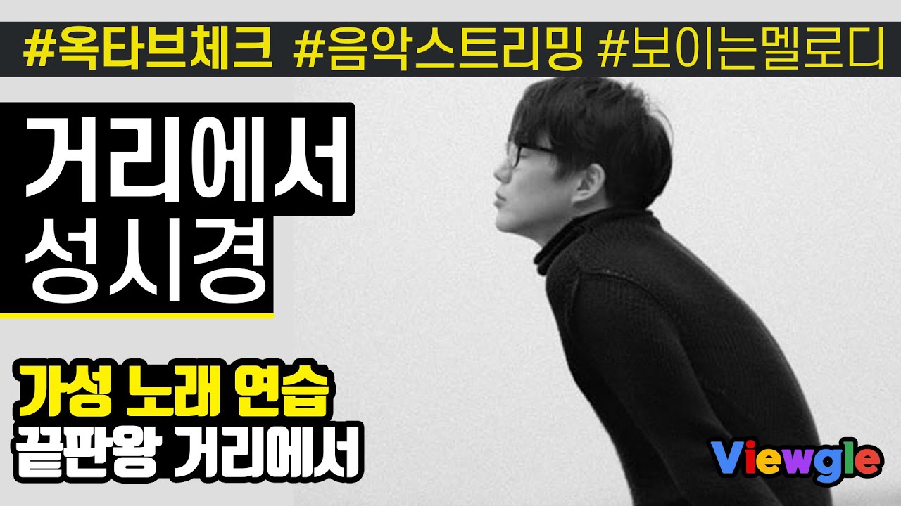 [보이는 멜로디] 성시경 - 거리에서 옥타브 체크