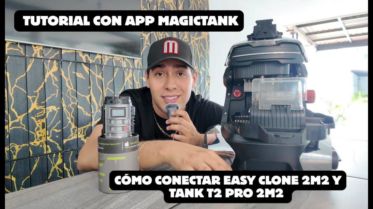 Cómo conectar EASY CLONE 2M2 y TANK T2 PRO 2M2 | Tutorial con App MagicTank