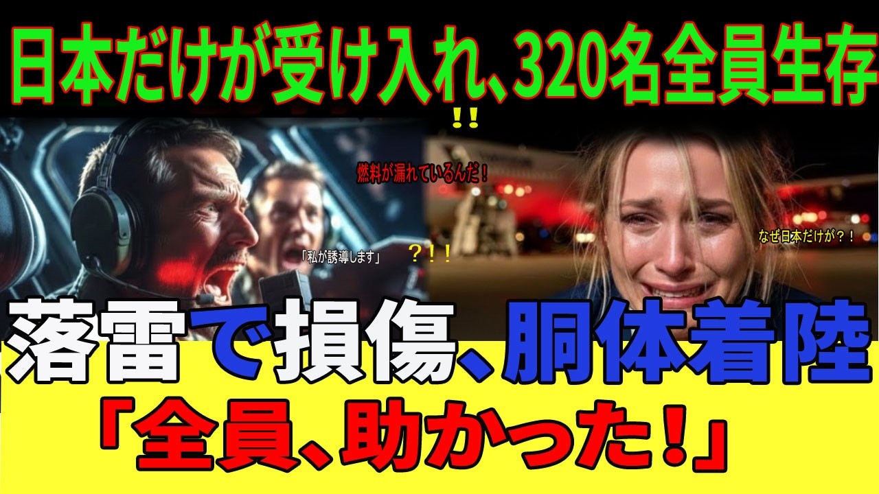 【海外の反応】フィンランド人機長「緊急事態になったら地図で日本を探せ！」墜落寸前の320名を救った日本の管制官と地上チームの奇跡。