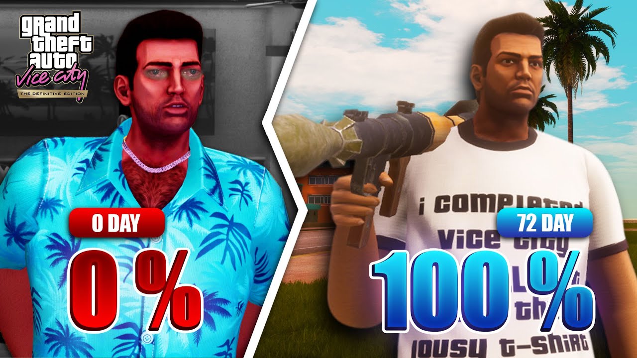Gue Main Dari 0 Sampe 100% TAMAT di GTA Vice City Remaster