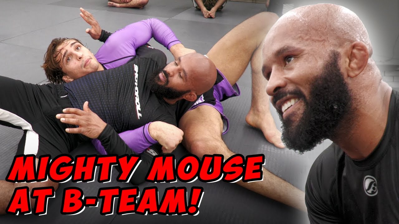 Teaching Mighty Mouse FUNKY Jiu-Jitsu | B-Team Vlog