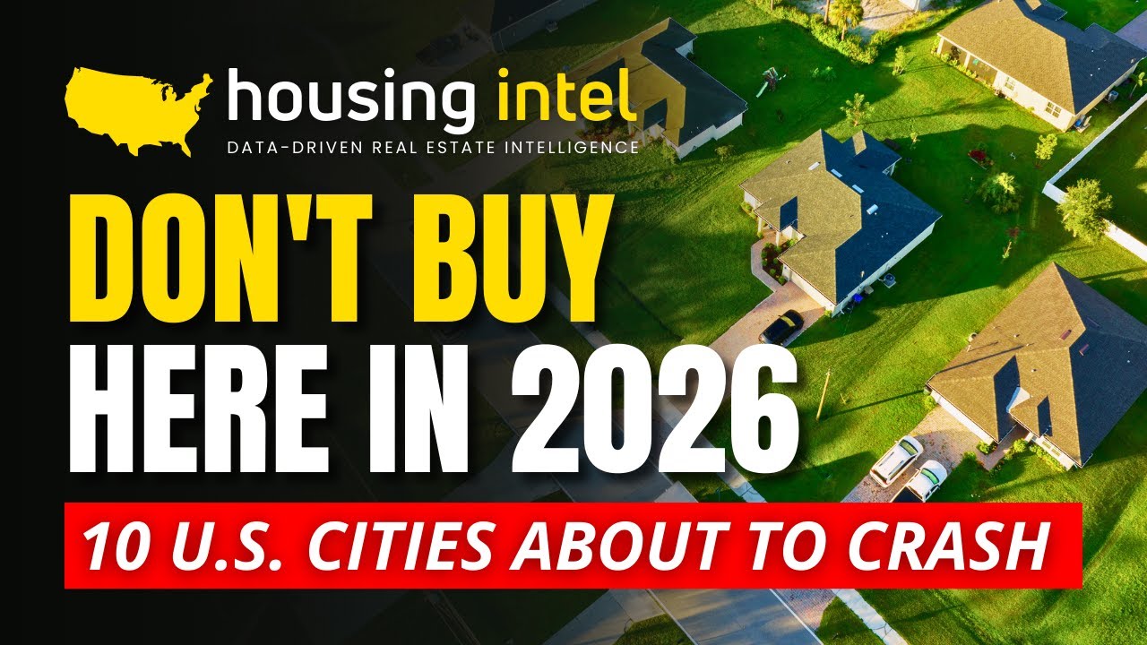 These 10 Cities Are 70% OVERVALUED   Housing Crash Incoming