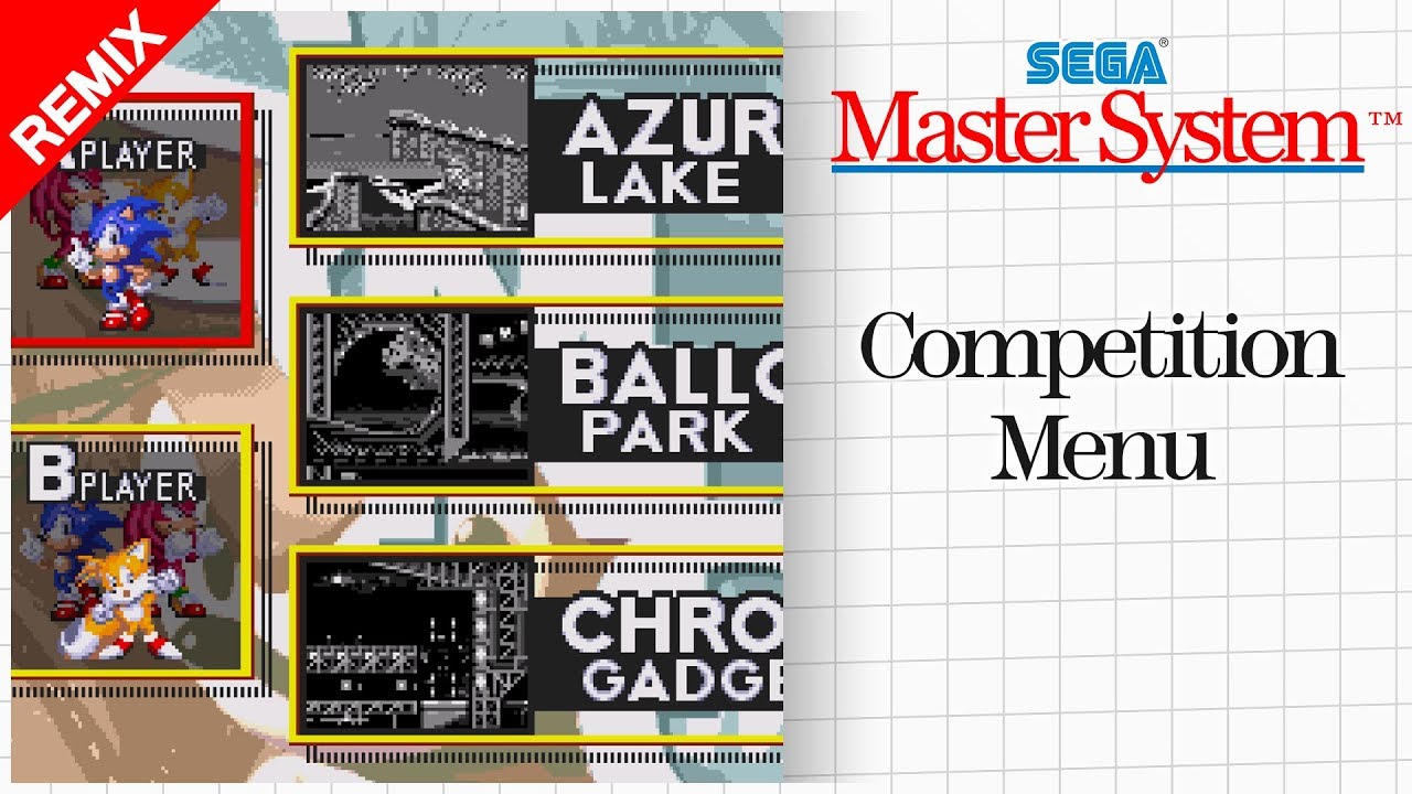 Sonic 3 - Competition Menu (Sega Master System Remix)