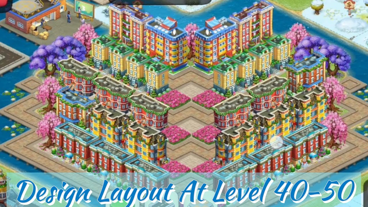 TOWNSHIP:Township Design Layout At Level 40 - 50........