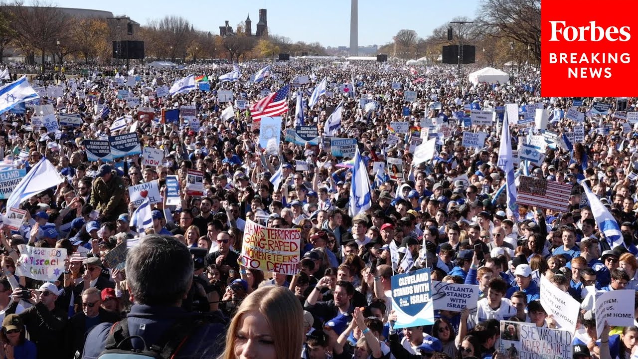 Tens Of Thousands Join 'March For Israel' In Washington, D.C.