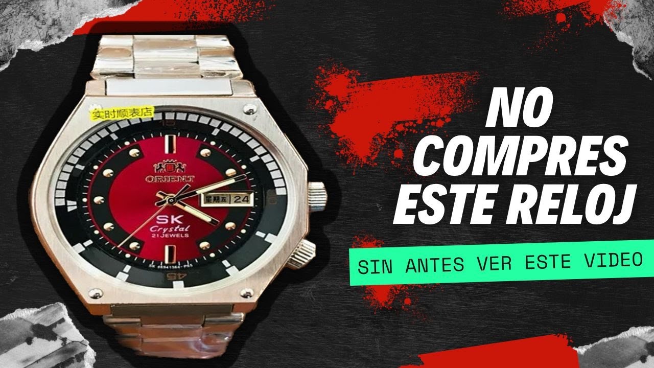 (NO COMPRES ESTOS RELOJES ⌚ SIN ANTES VER ESTE VIDEO) orient king diver y Sk diver ✔