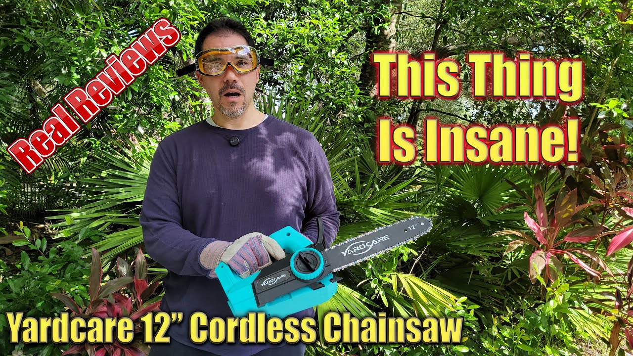 YARDCARE 12-Inch 18V Cordless Electric Chainsaw - Review