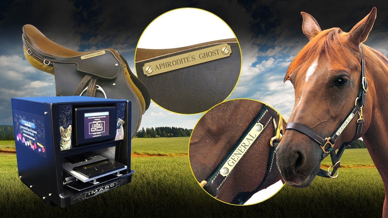 iMARC Equine Plate & Pet Tag Engraving Machine
