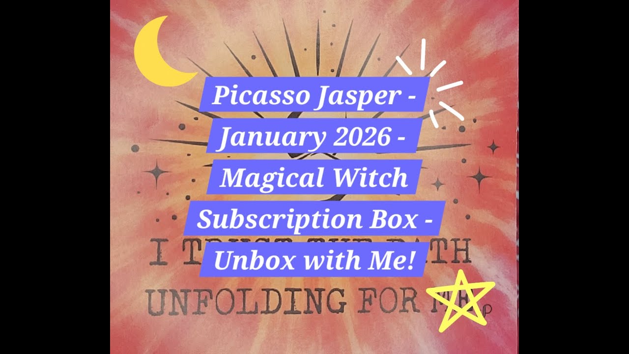 Picasso Jasper | January 2026 | Magical Witch Subscription Box | Unbox with Me!