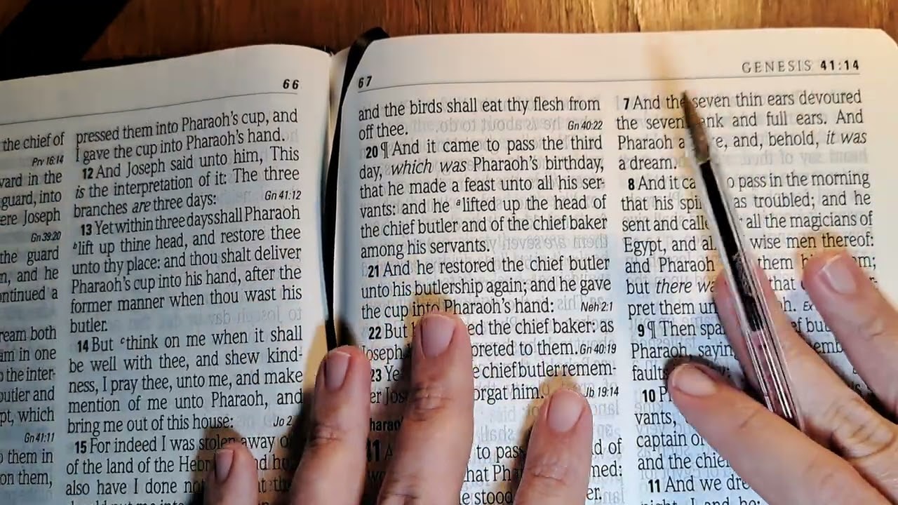 Время для изучения Библии и молитвы: Бытие 41 (Иосиф, часть 3: «Бог быстро меняет трудные времена»)