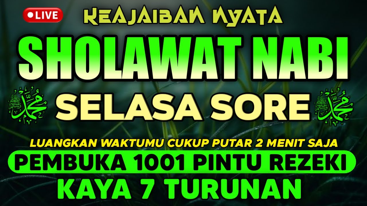 SHOLAWAT JIBRIL PENARIK REZEKI PALING MUSTAJAB, Sholawat Nabi Muhammad SAW, Sholawat JIBRIL MUSTAJAB