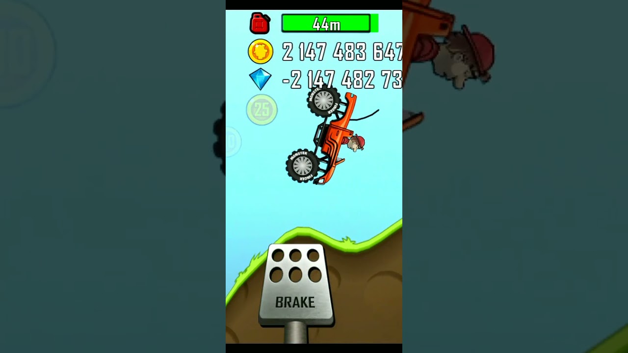 hill climb racing mod - monster truck - flip - kocak - Fun 