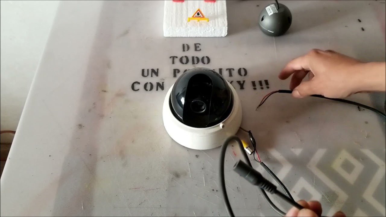 COMO CONECTAR CAMARAS DE VIGILANCIA CASERAS!!