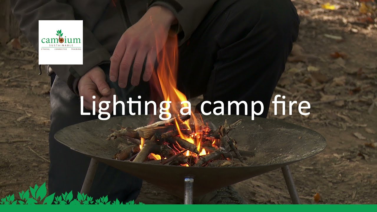Forest School Skills - Lighting a Camp Fire