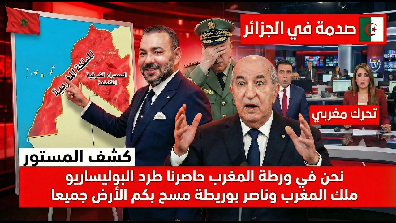 ملك المغرب وناصر بوريطة مسح بكم الأرض جميعا ترامب يدعم المغرب في استرجاع الصحراء الشرقية