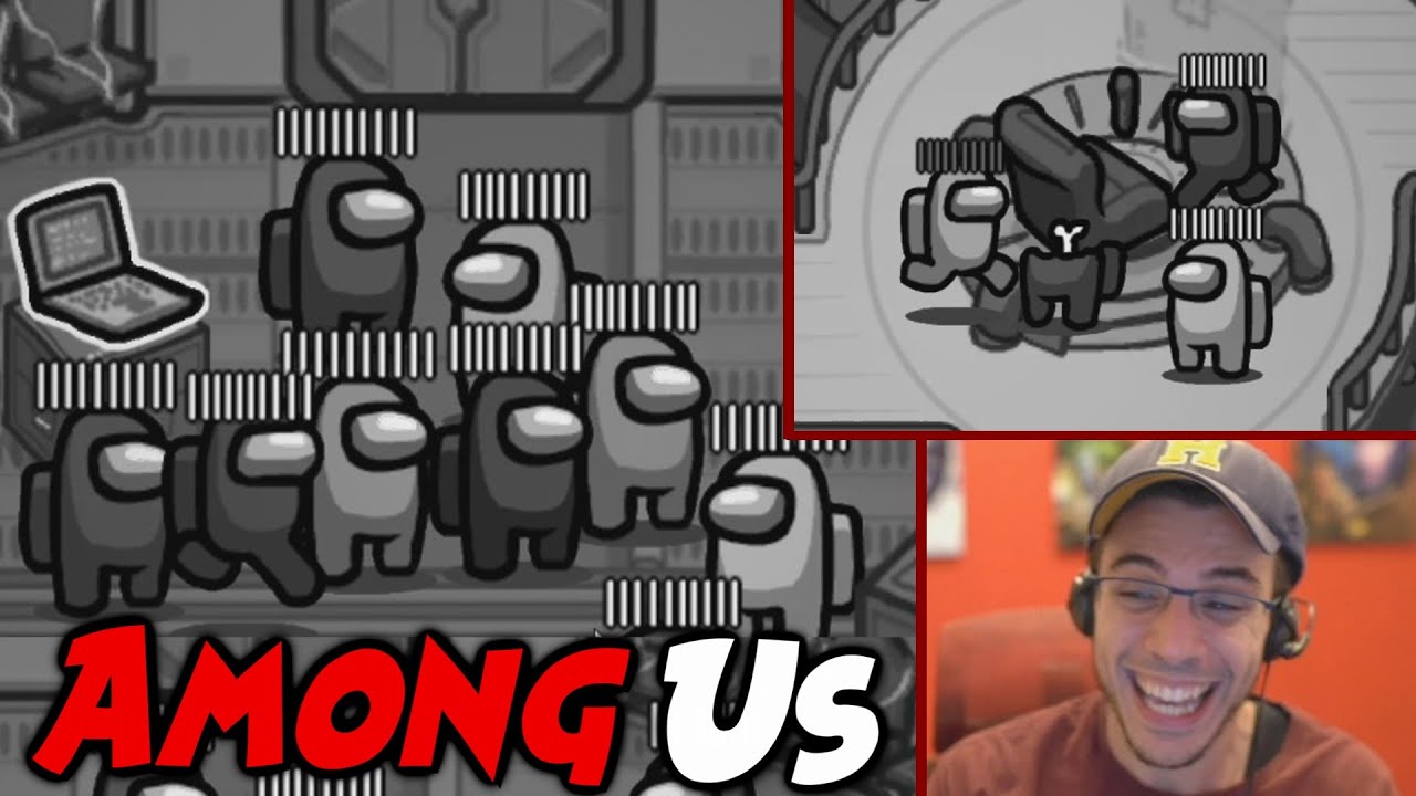 THIS IS INSANITY! (Among Us w/ Friends | Greyscale + Hide and Seek)