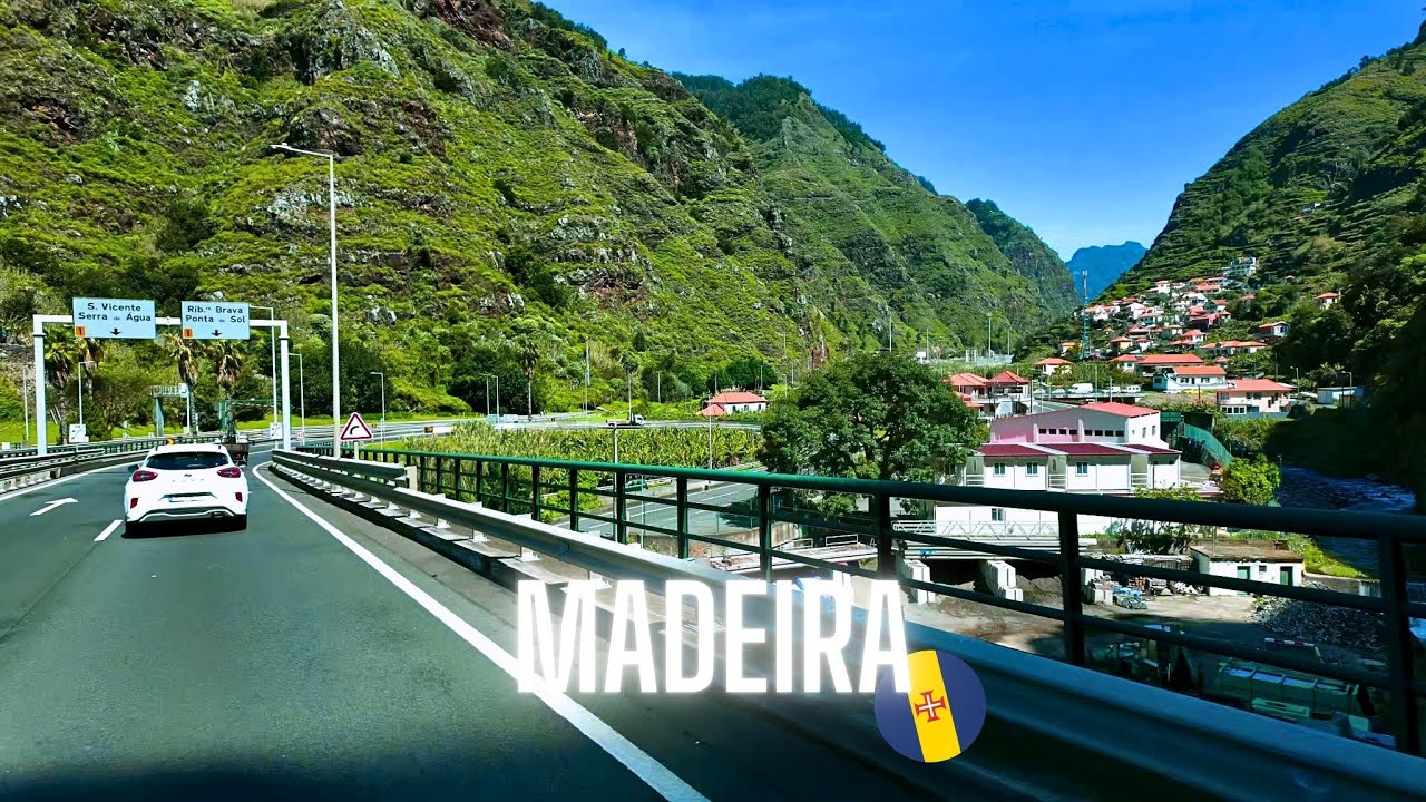 Madeira 4K: Funchal to Fanal Forest POV Motorcycle trip