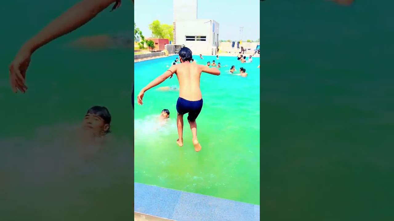 Swimming pool chal pya g aapna 
