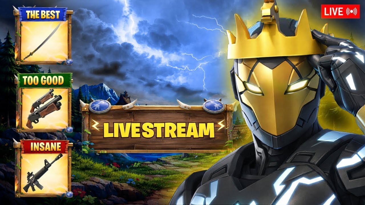 🔴 LIVE! FORTNITE RAPPER GOING CRAZY IN ZERO BUILD! 👑 #155