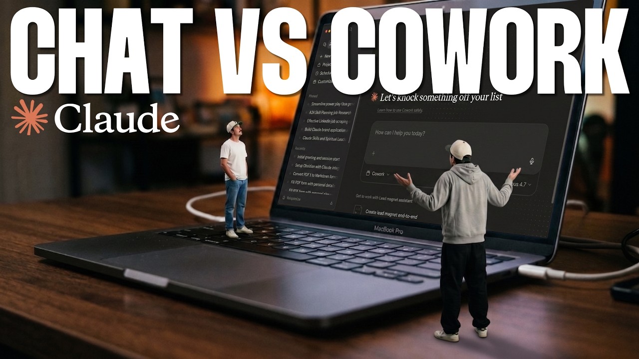 Claude Chat и Cowork: сравнение и когда использовать каждый из них.