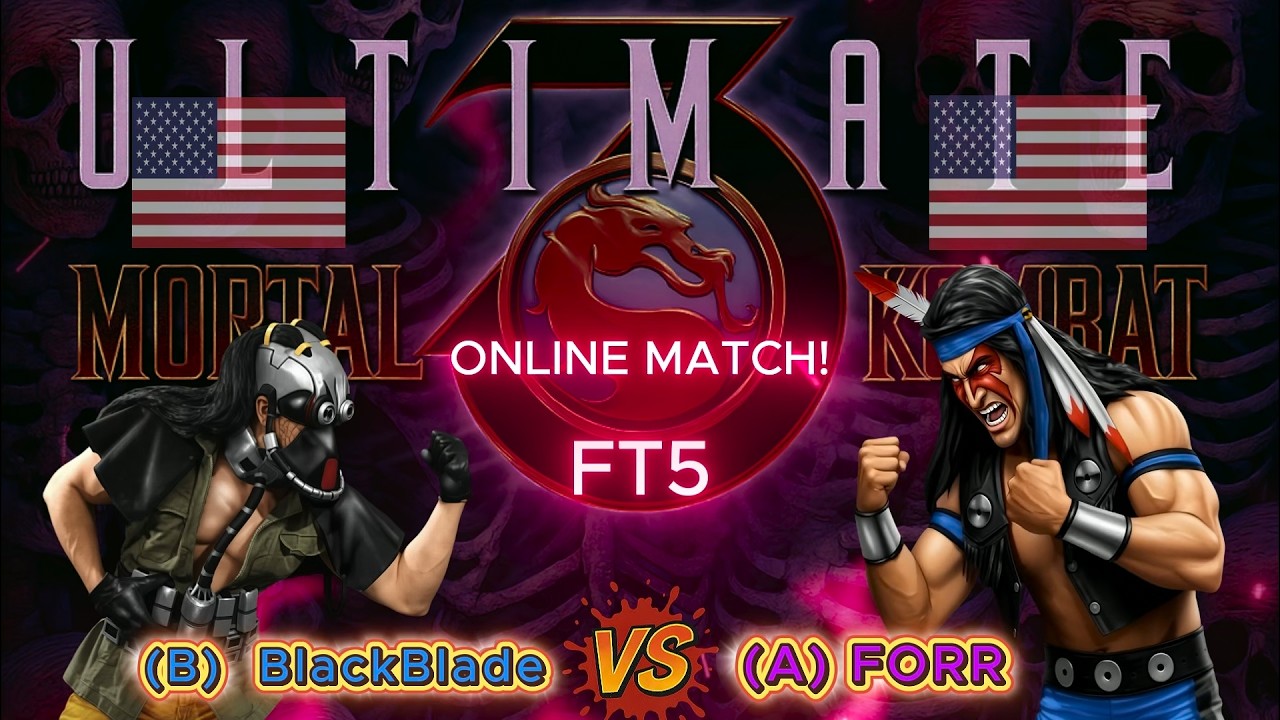 BlackBlade VS. FORR - ONLINE GAME! - Ultimate Mortal Kombat 3 - FT5 - 21:03