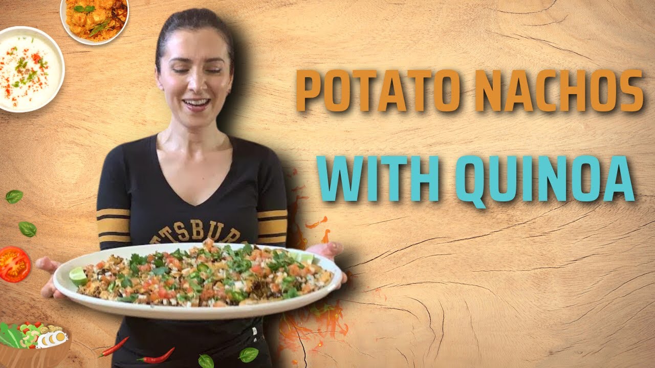 EASY & HEALTHY Tasty Taco Twist: Quinoa Potato Nachos | #healthyrecipes