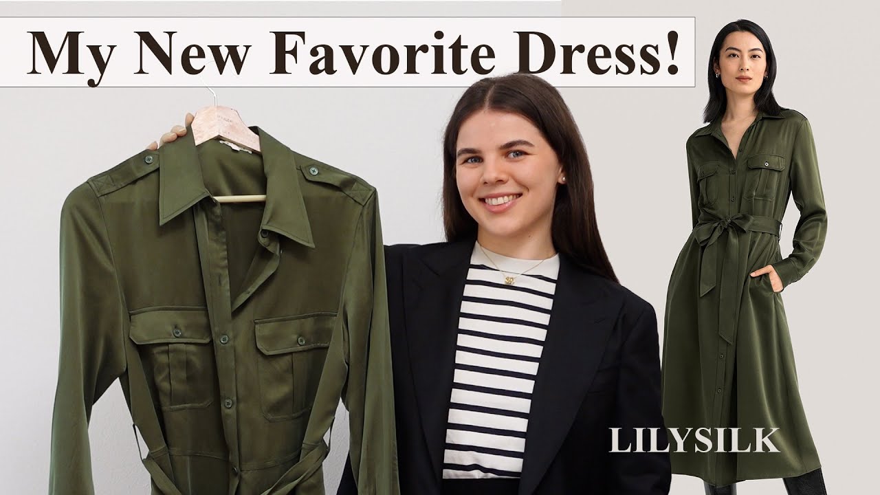 MY NEW LILYSILK DRESS + Outfit Inspiration