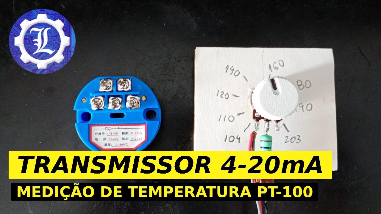 Automação Industrial :: Transmissor de Temperatura para PT-100 de 4 a 20mA :: Baixo Custo