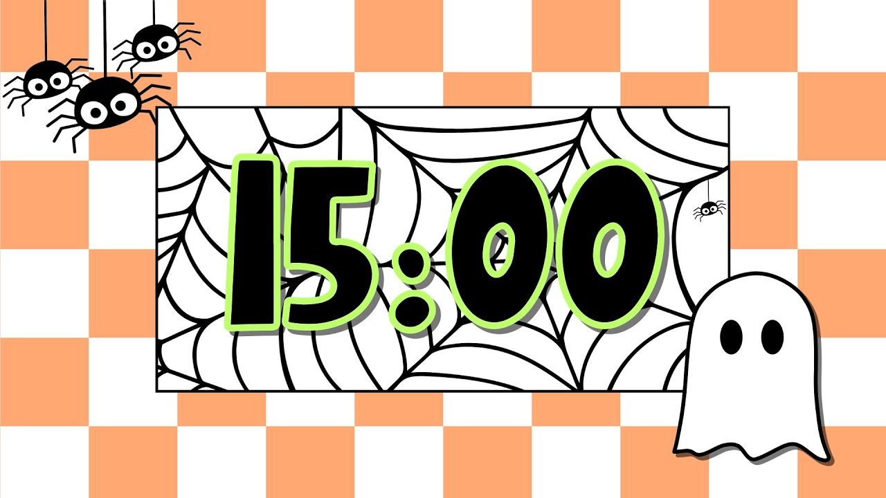15 Minute Timer | Fun Spooky Halloween Music