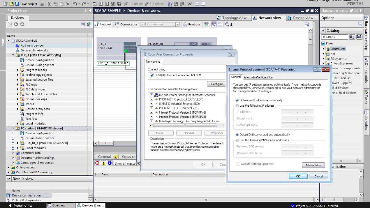 WINCC runtime advanced configuration in TIA portal