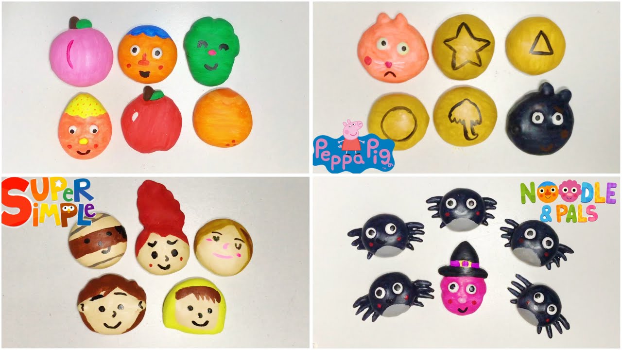 Super Simple Song | Noodle & Pals | plaster Clay Cracking Compilation 4