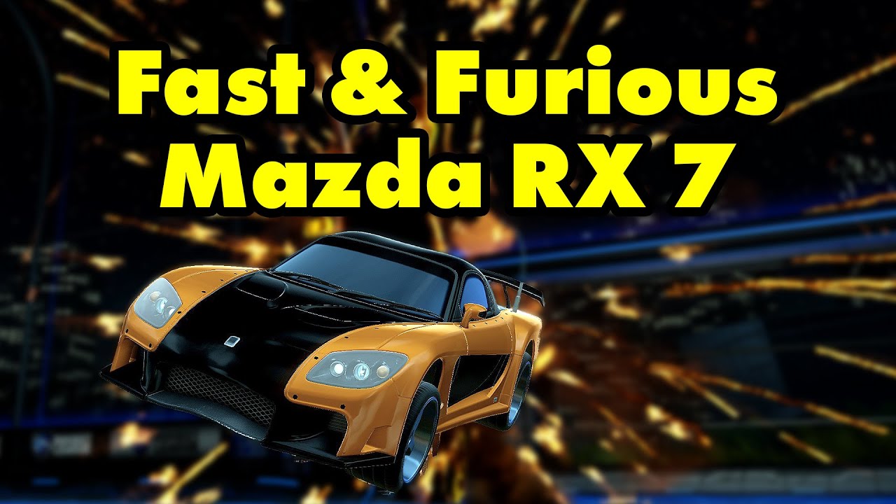 Матч на Mazda RX-7 из «Форсажа» | Rocket League