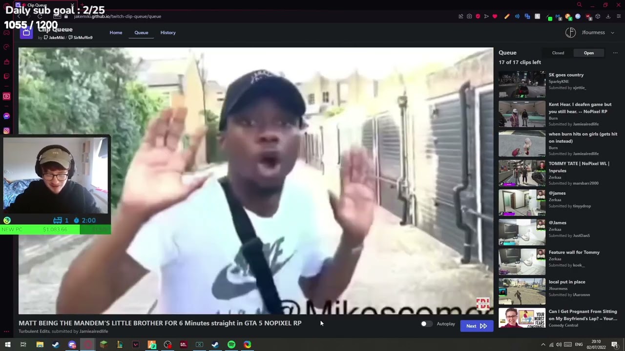 Jfourmess Reacting To Matt Being The Mandem's Little Brother | GTA RP NoPixel 3.0