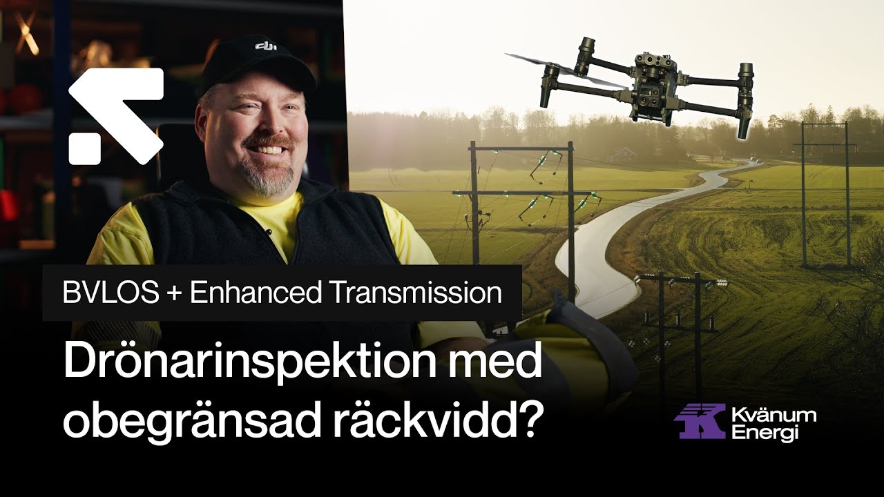 Inspektera eln&auml;tet med dr&ouml;nare! |&nbsp;Kundcase Kv&auml;num Energi & Kategori Specifik