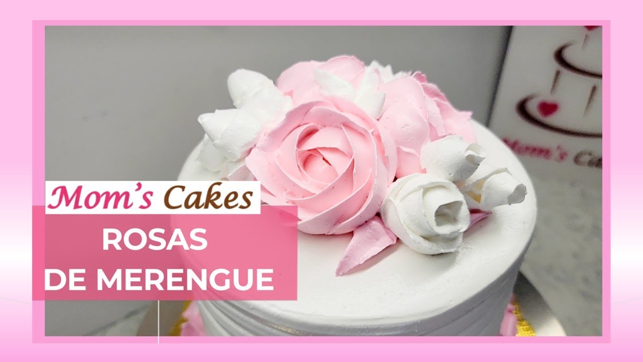 COMO HACER🌸🌷 ROSAS Y FLORES DE MERENGUE/PASO A PASO/MUY FACIL/2022